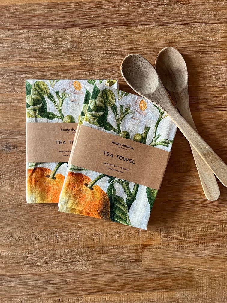 Orange Tea Towel | Kitchen Towel
