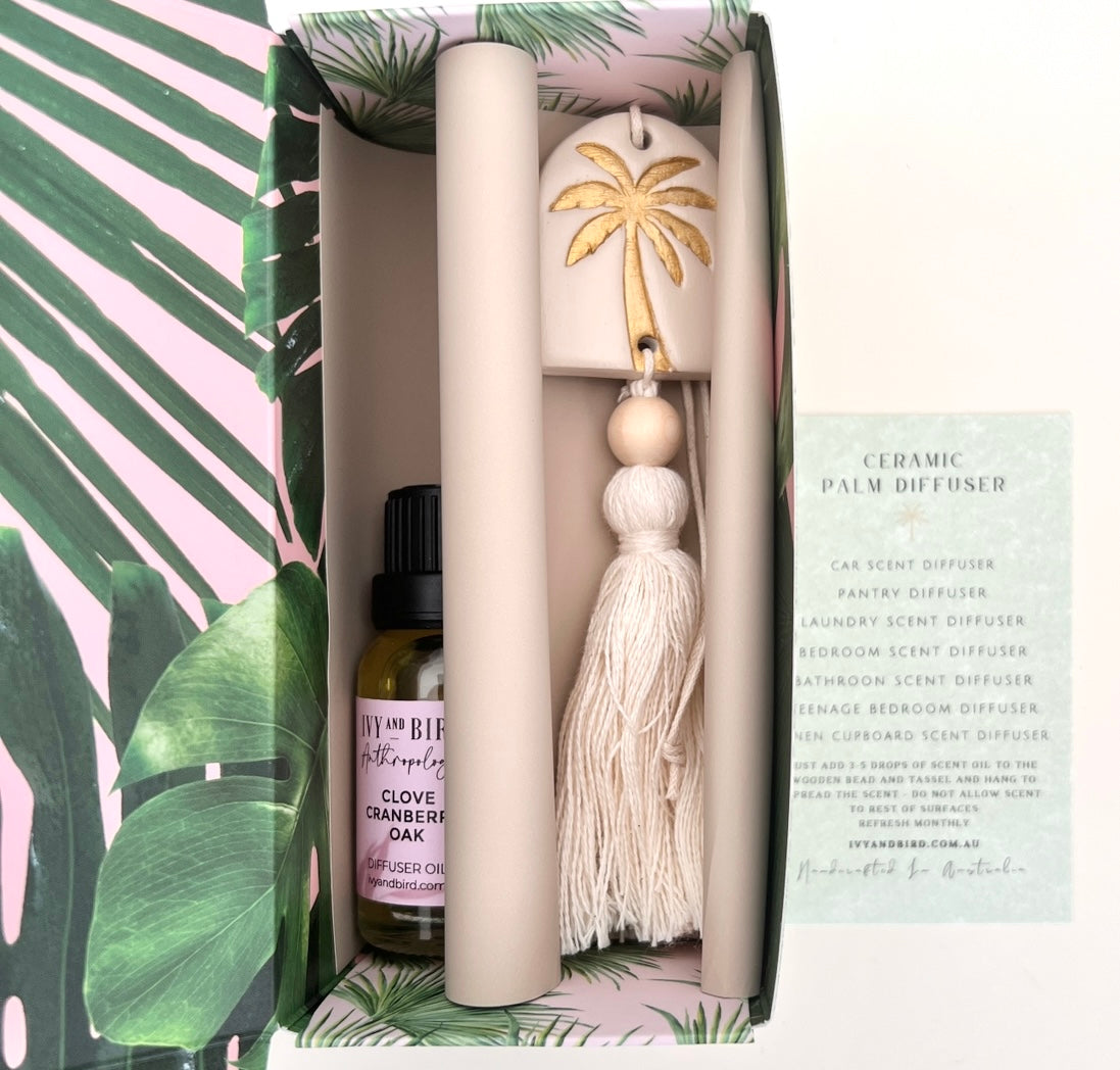 PALM CAR/ROOM DIFFUSER GIFT PACK