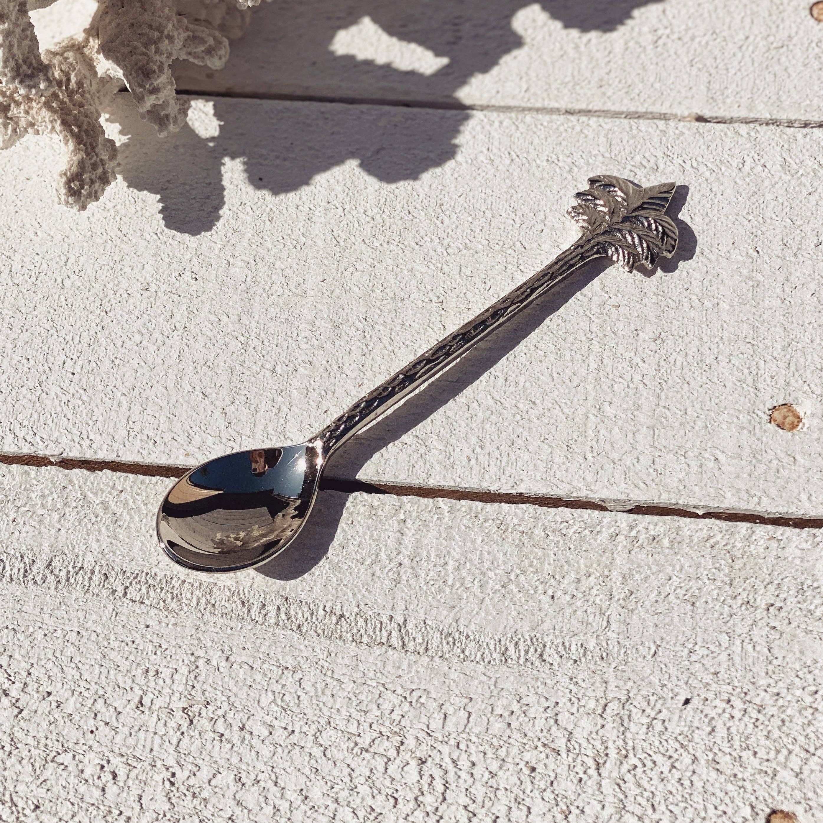 Silver Palm Tree Spoon