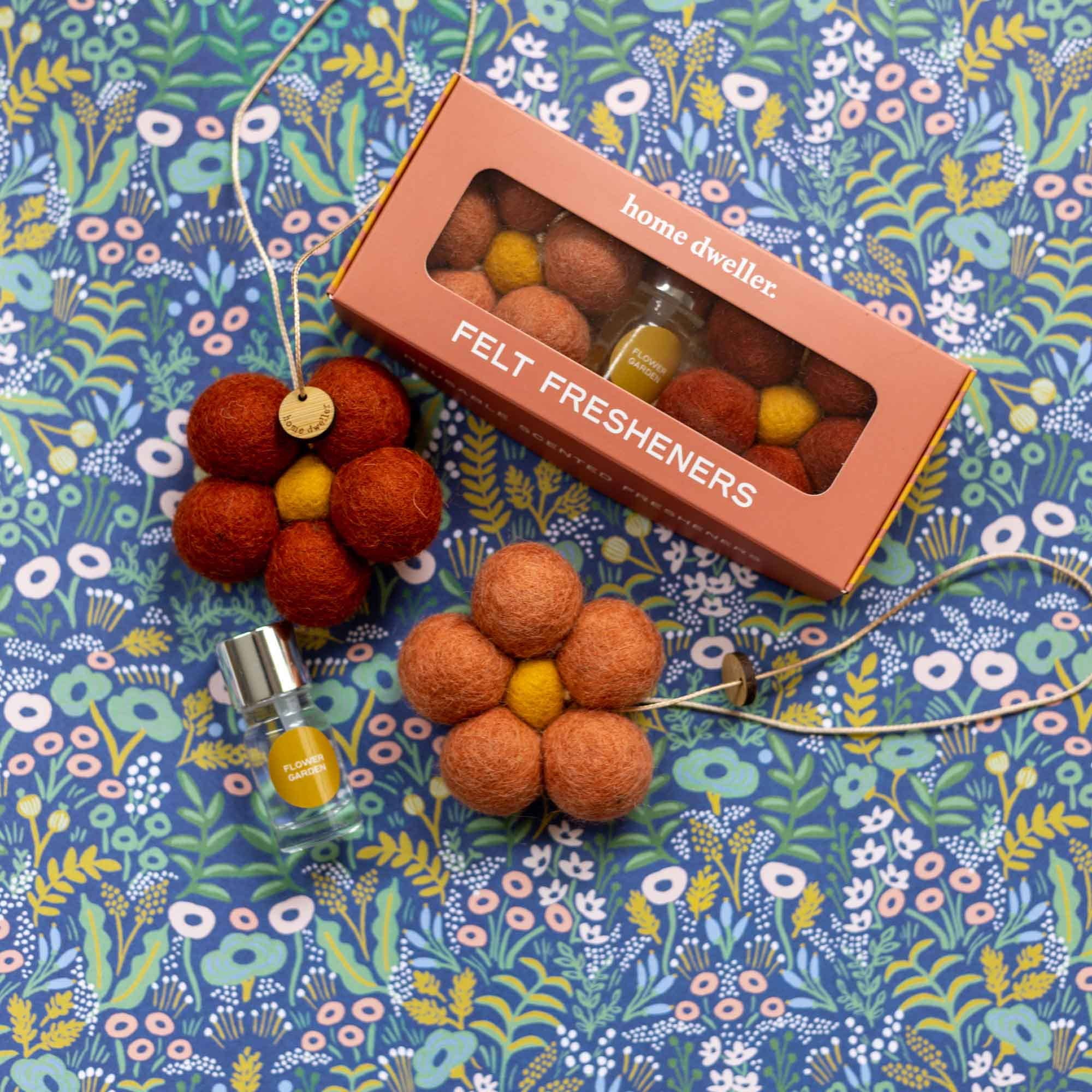 Felt Flower Car Fresheners