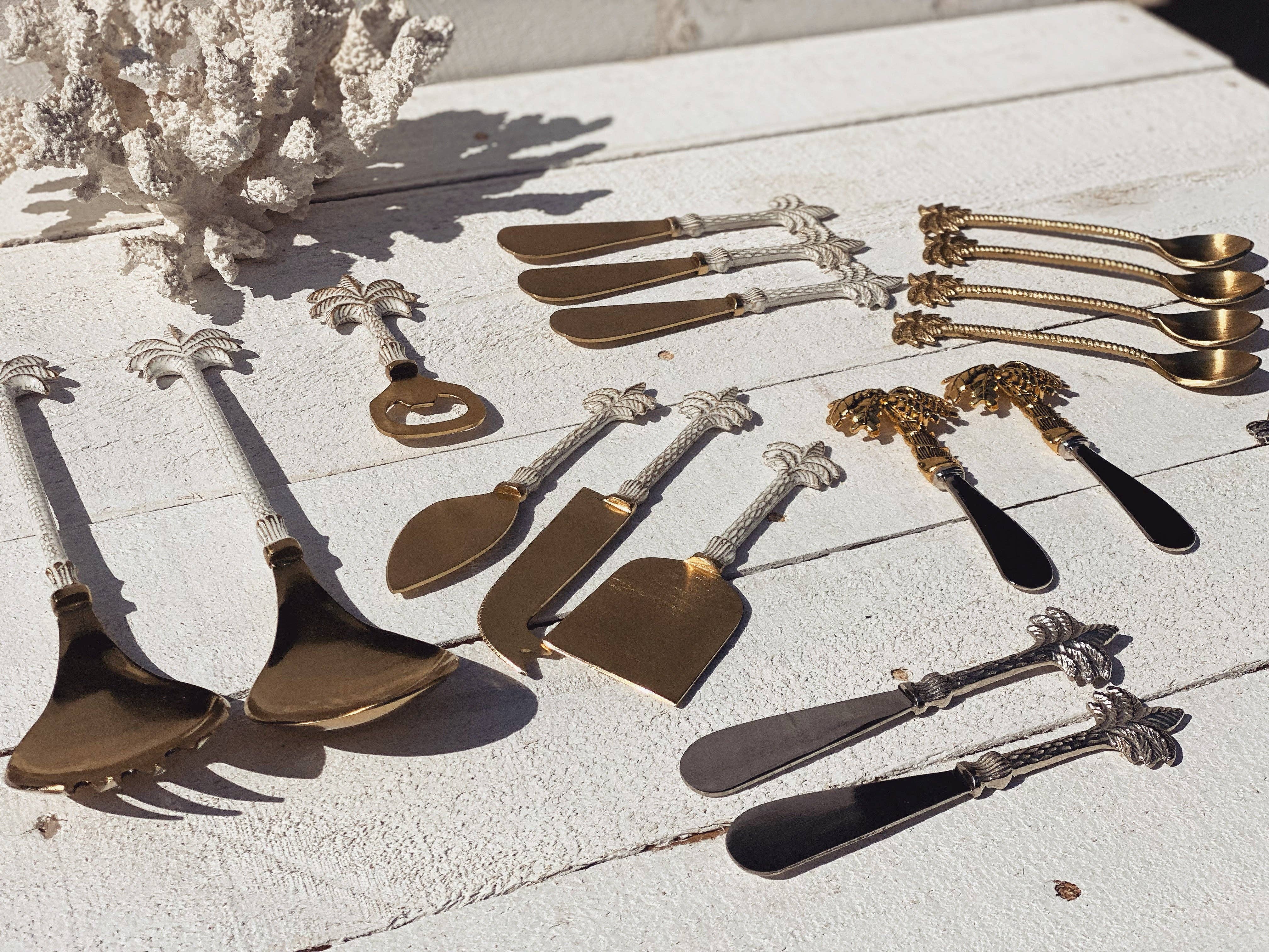 Silver Palm Tree Spoon