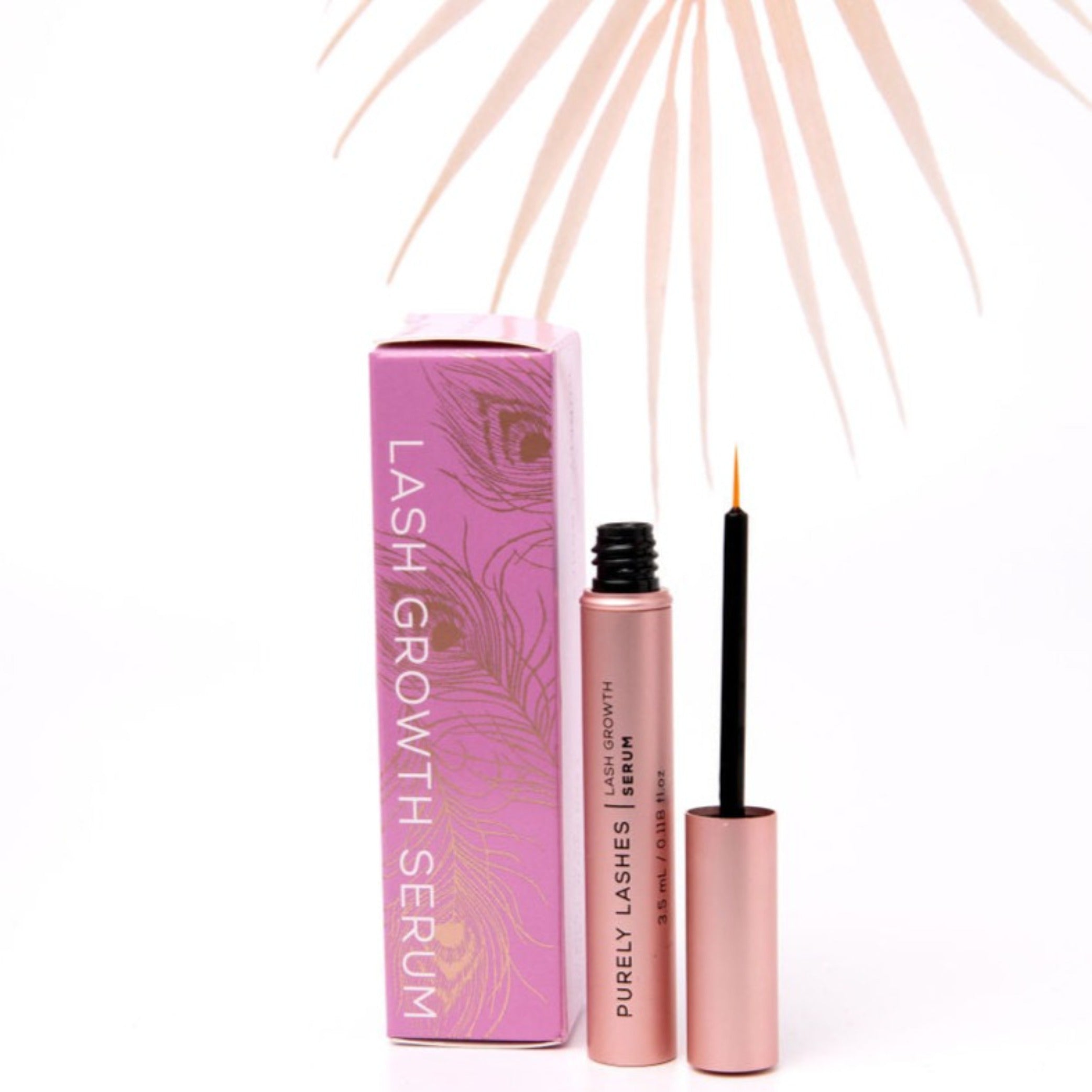 Image of Purely lashes Growth Serum with Box and brush