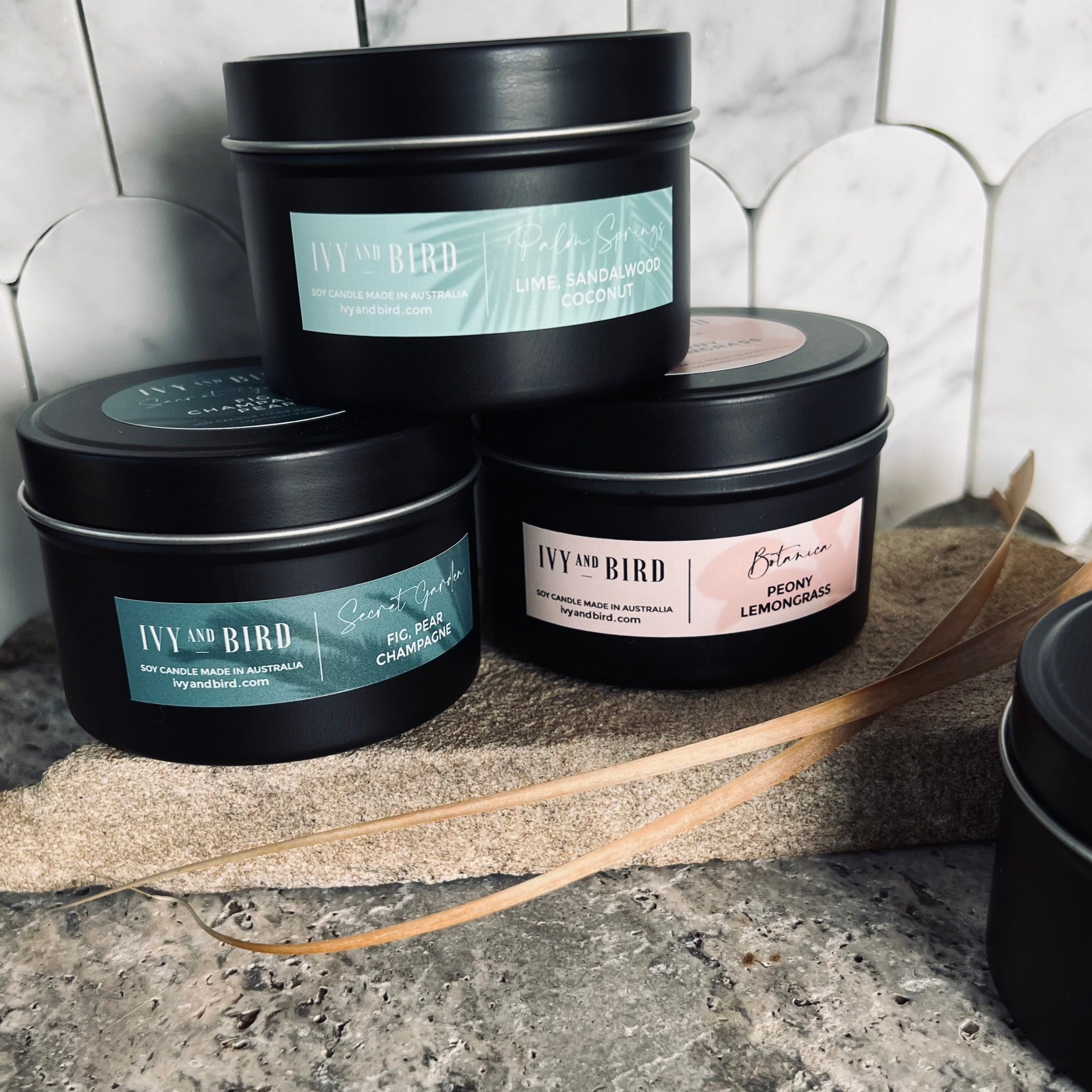 FIG CHAMPAGNE & PEAR TRAVEL CANDLE