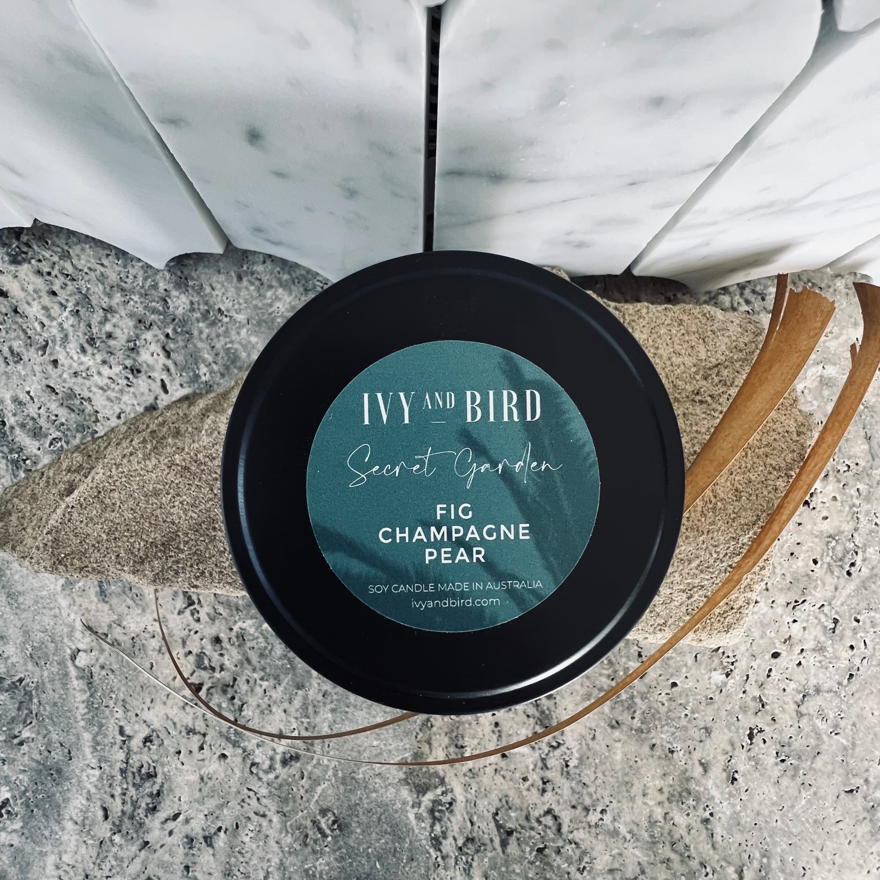 FIG CHAMPAGNE & PEAR TRAVEL CANDLE