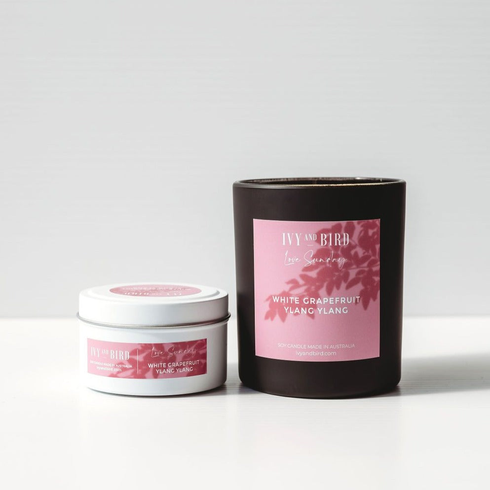 LOVE SUNDAY TRAVEL CANDLE