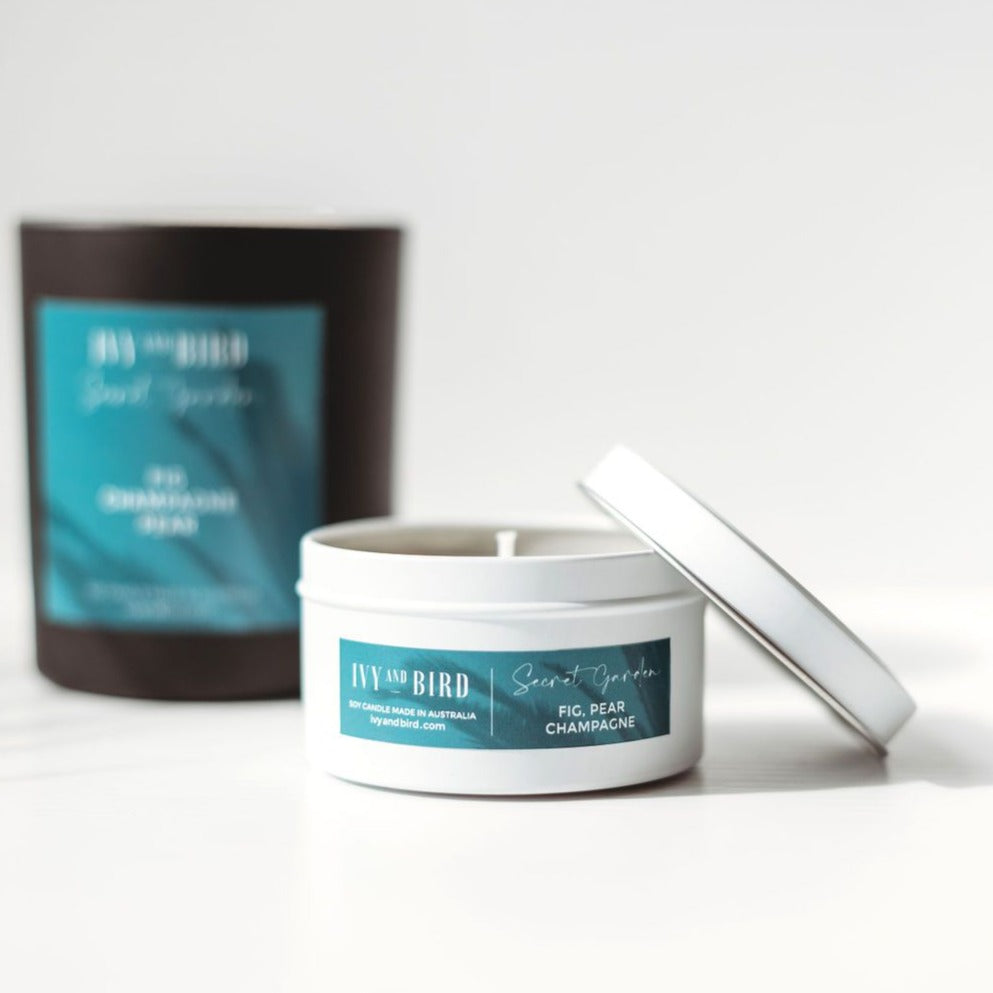 FIG CHAMPAGNE & PEAR TRAVEL CANDLE