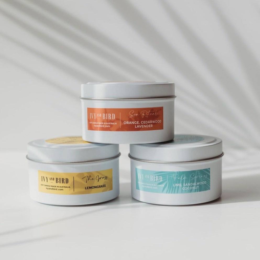 SPA RITUAL TRAVEL CANDLE - PURE ESSENTIAL OIL