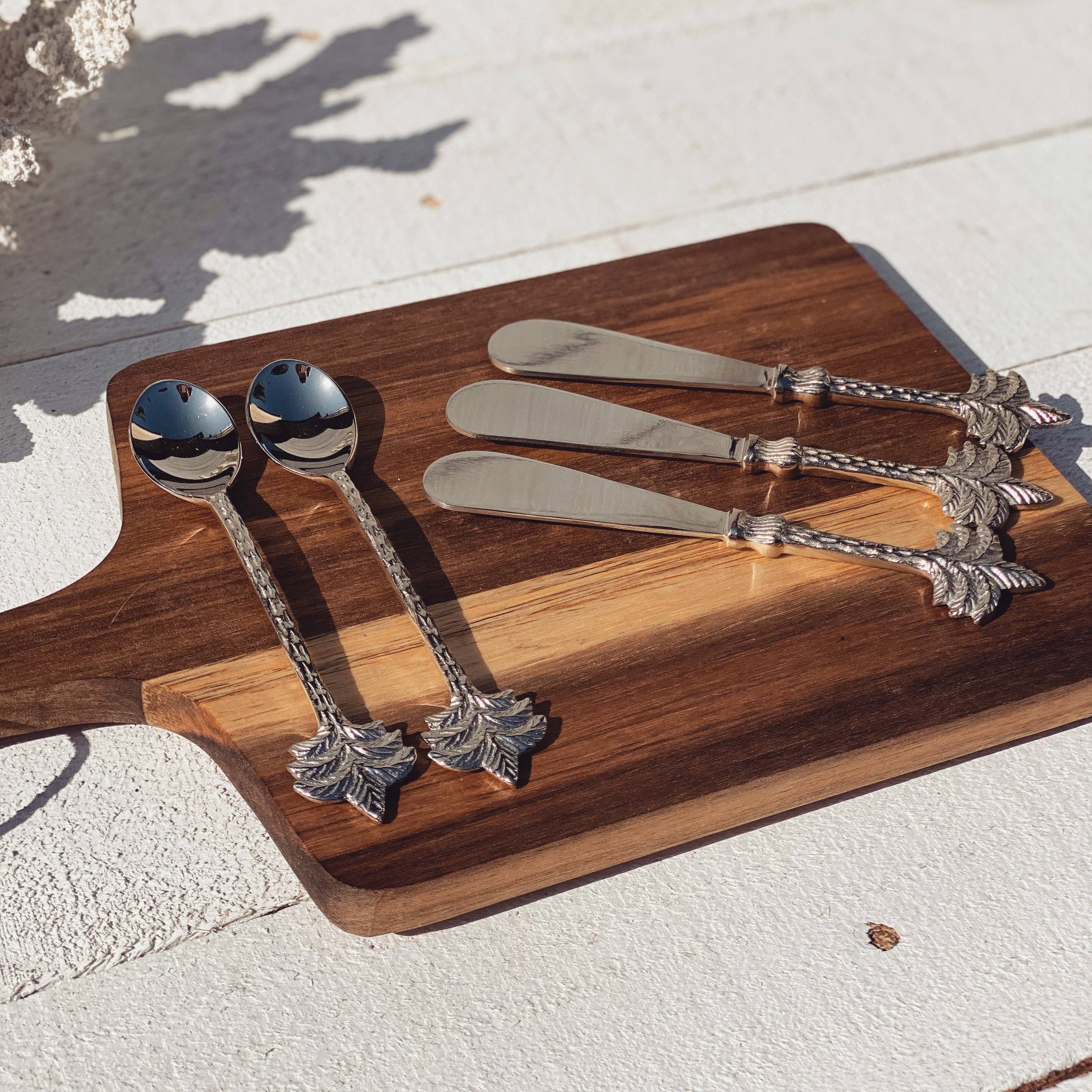 Silver Palm Tree Spoon