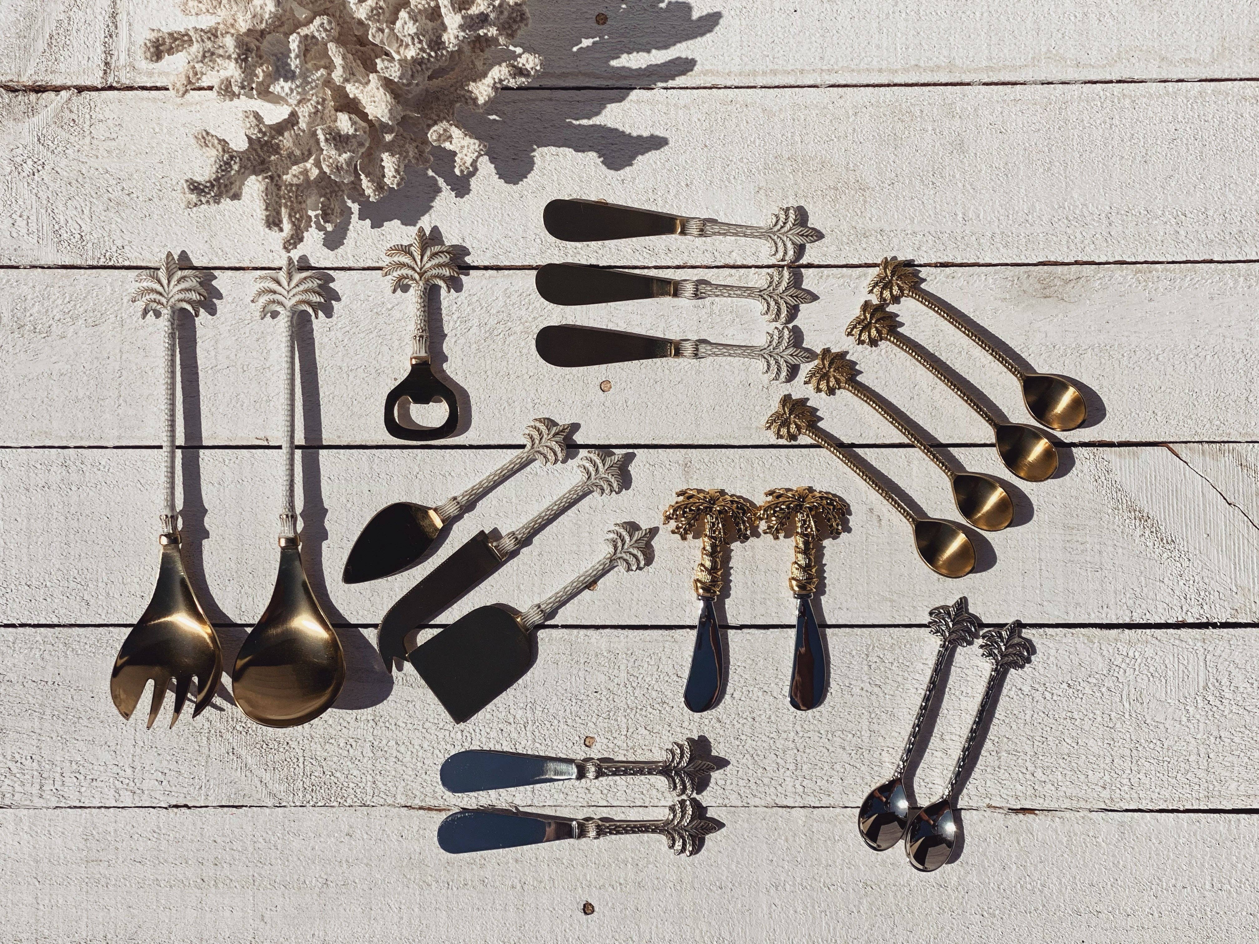 Silver Palm Tree Spoon