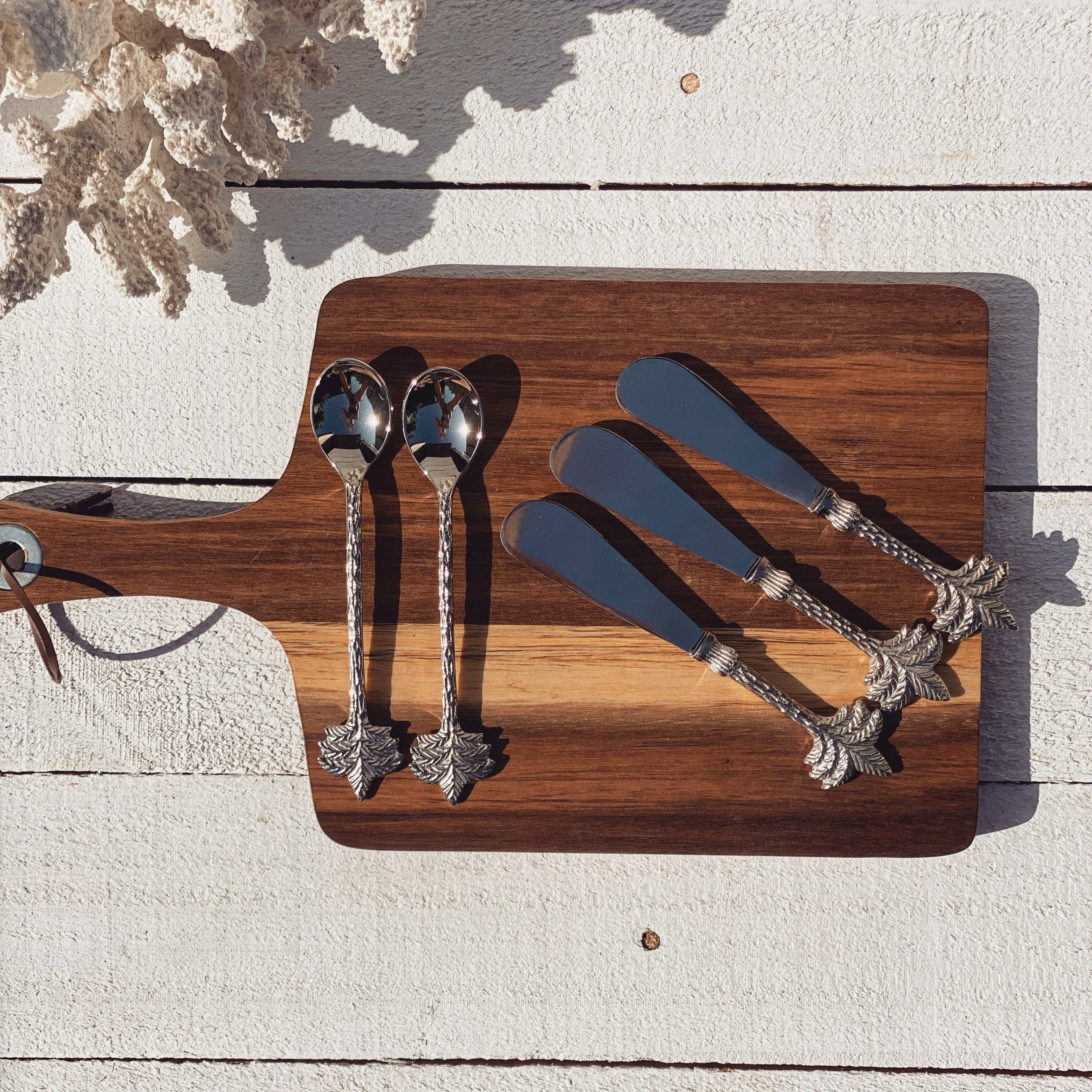 Silver Palm Tree Spoon