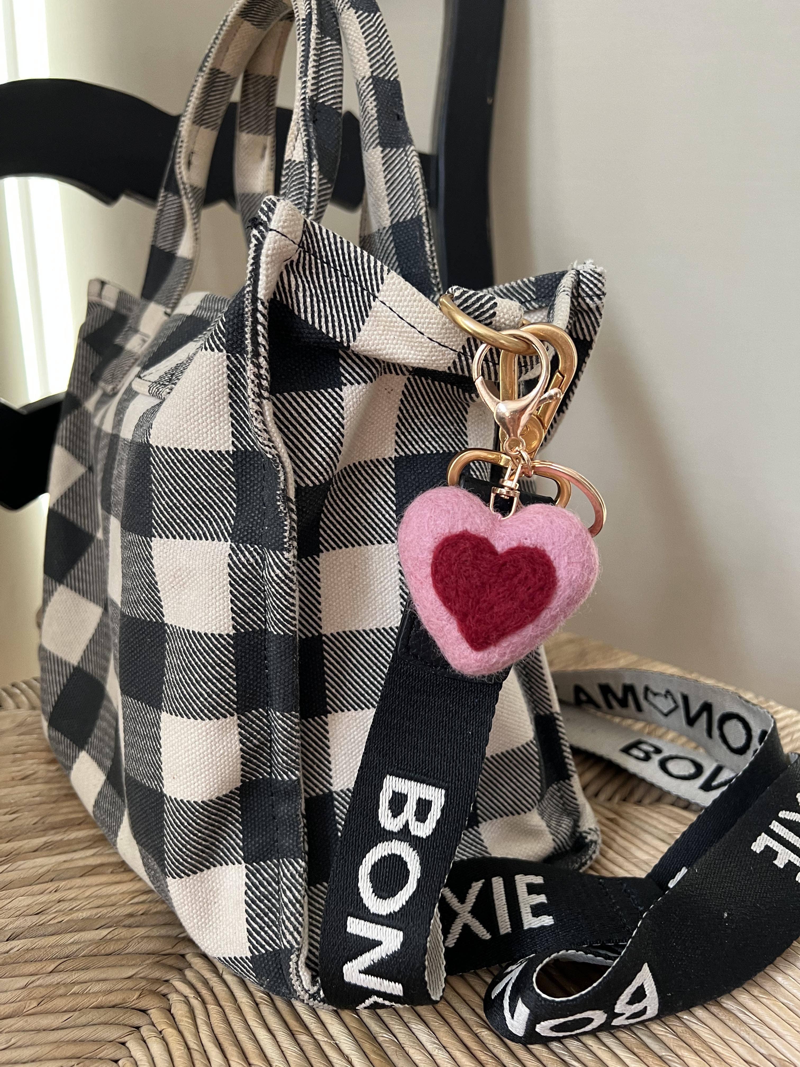 Felt Heart Keychain | Bag Charm