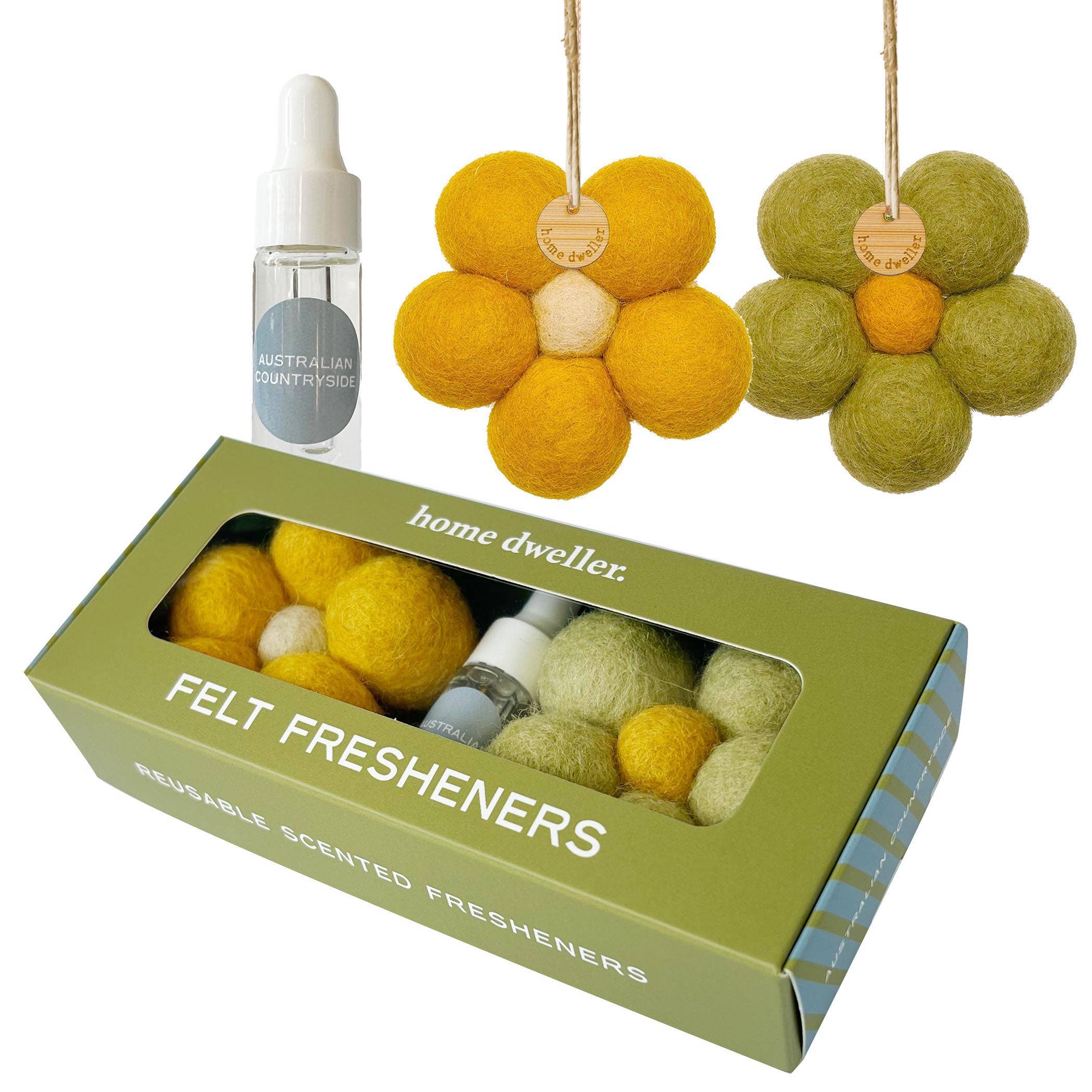 Felt Flower Car Fresheners