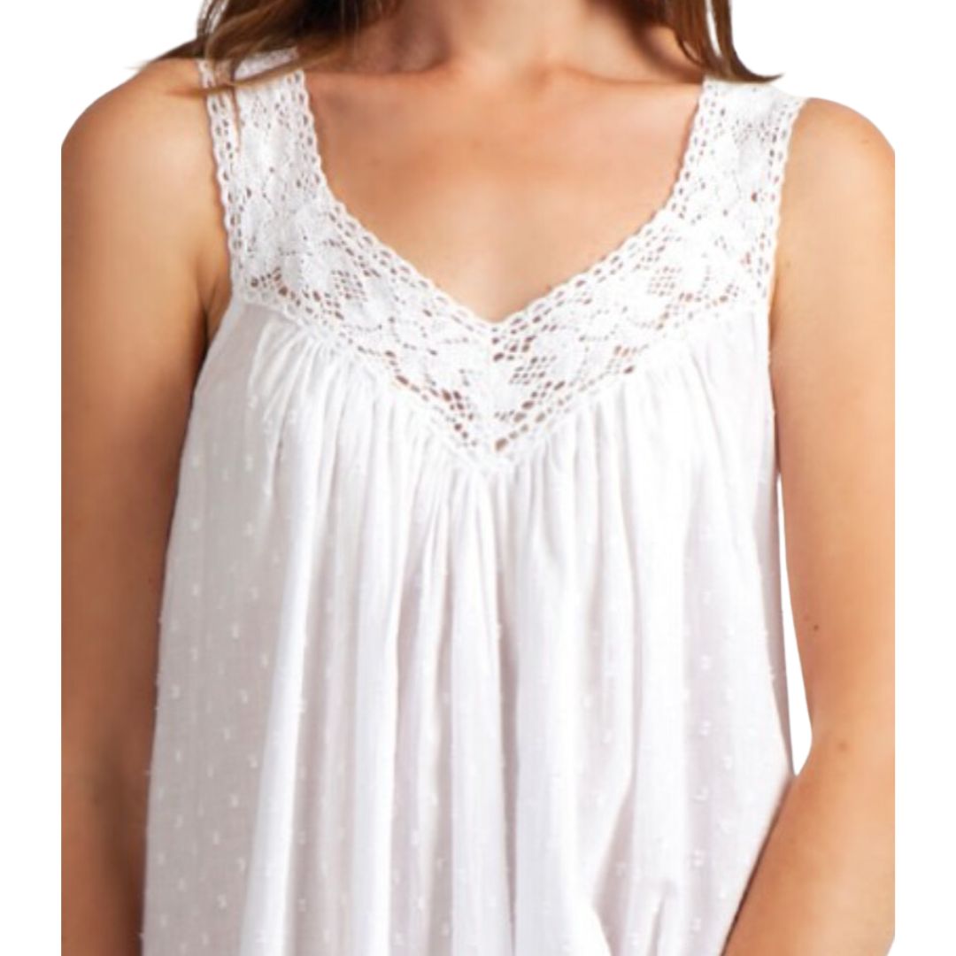 cotton nightie sleeveless - light cotton - womens cotton night gowns