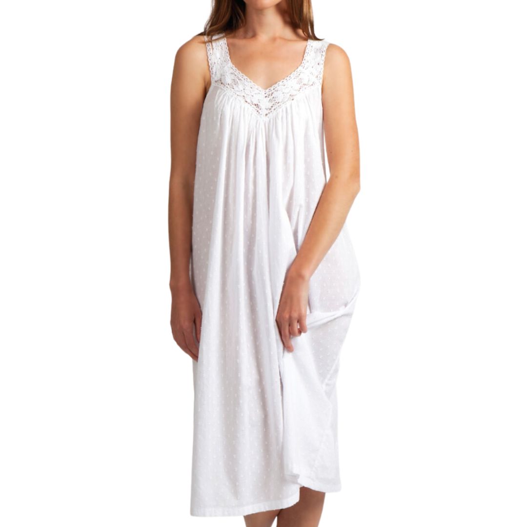 light cotton nightie nightgown plus sizes