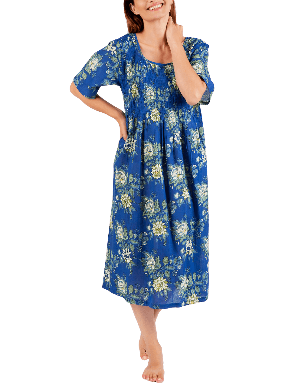 cotton nightie with sleeves