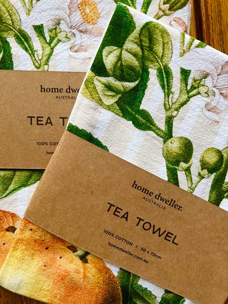 Orange Tea Towel  |  Kitchen Towel