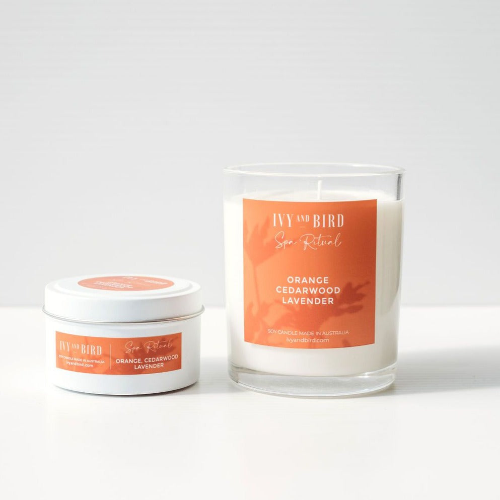 SPA RITUAL TRAVEL CANDLE - PURE ESSENTIAL OIL